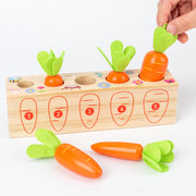 Montessori Wooden Fun Number Carrot Pulling Game – Cognition