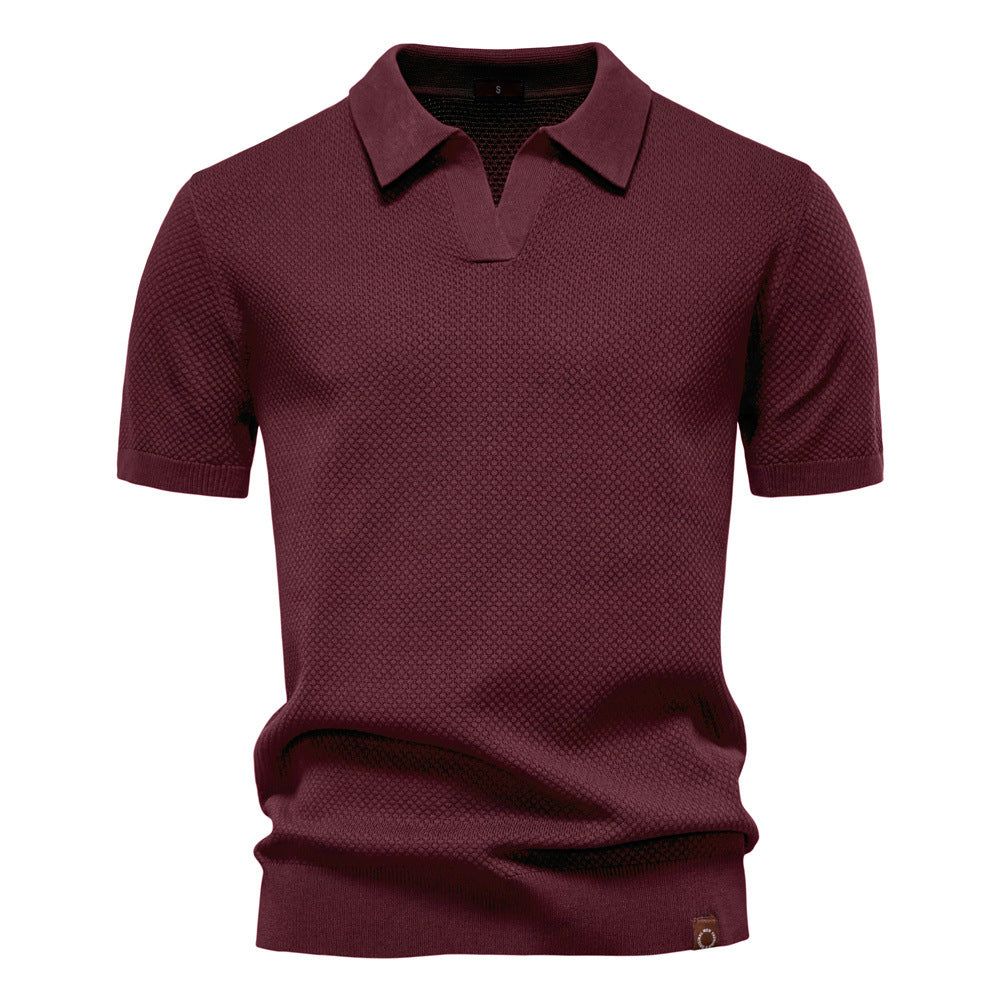 Verona Men's Mesh Polo Shirt – Breathable Short Sleeve