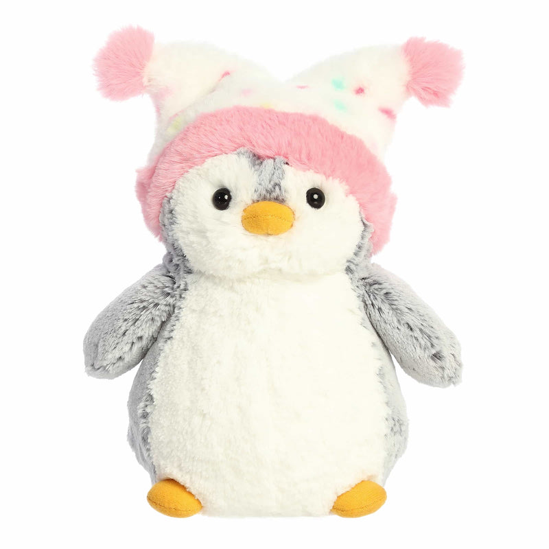 '- PomPom Penguin - 9" Pompom Confetti Hat