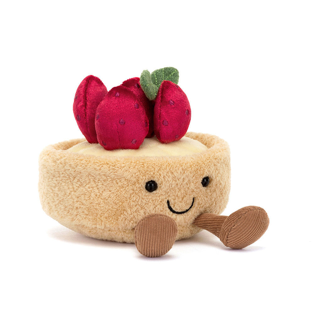 Amuseables Fleurette Tarte Aux Fraises 11cm