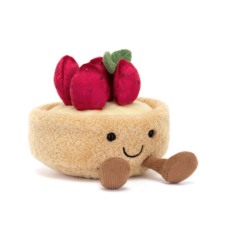 Amuseables Fleurette Tarte Aux Fraises 11cm