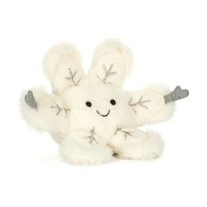 Plush Snowflake Toy – Soft Winter Cuddly Friend, 6 in