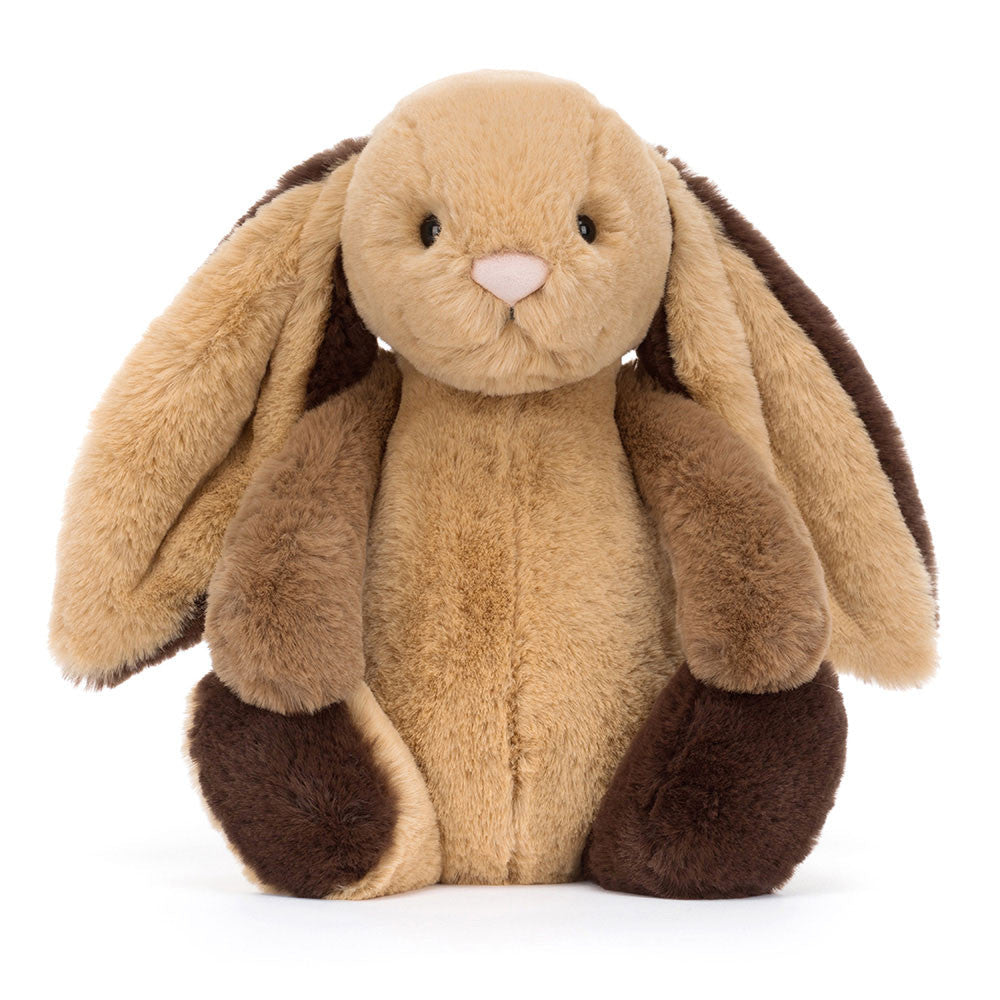 Bashful Bunny Patchwork Brown 31cm