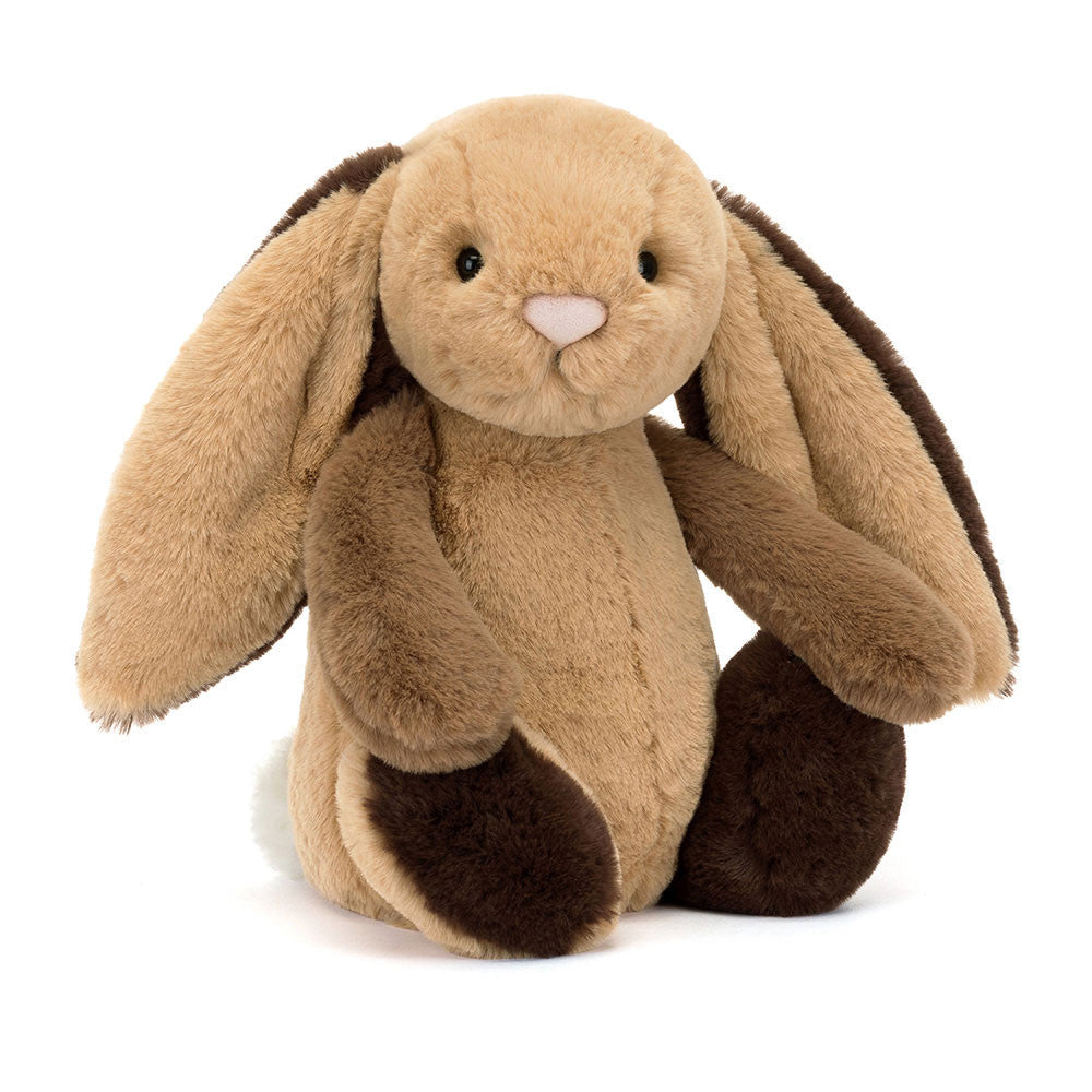 Bashful Bunny Patchwork Brown 31cm