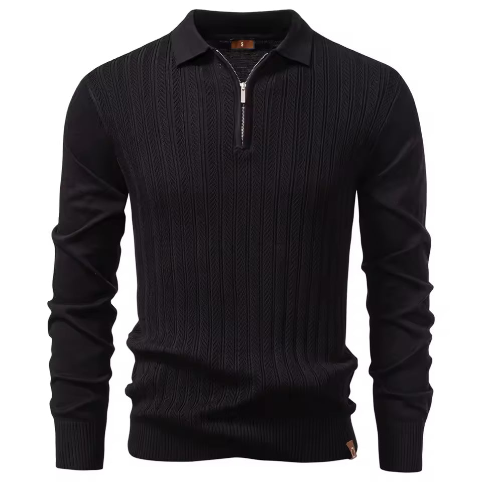 Torri Men's Quarter-Zip Cardigan – Lightweight Knit