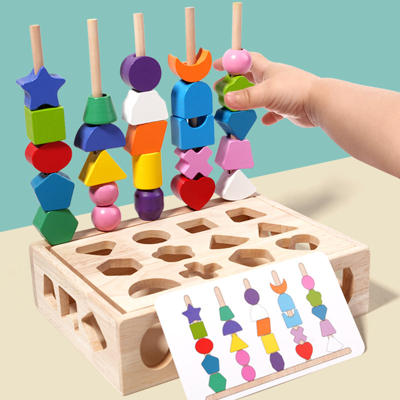 Montessori Children's Color Sensory Enlightenment – Shape Matching Perception