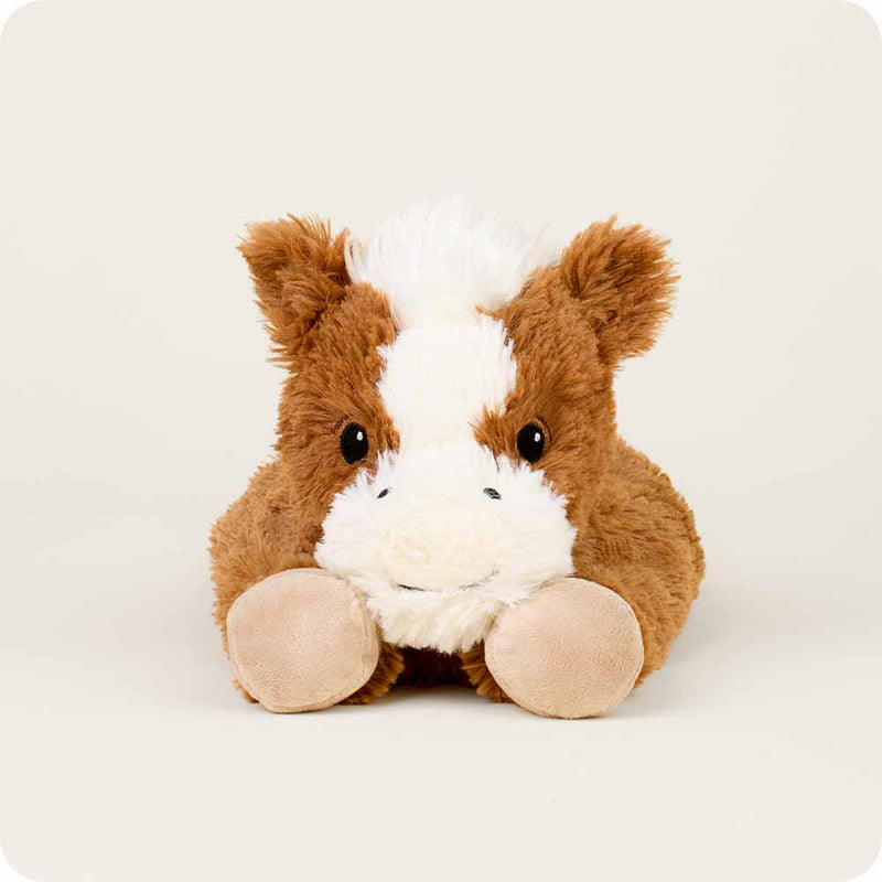 Laying Down Horse Heatable Plush
