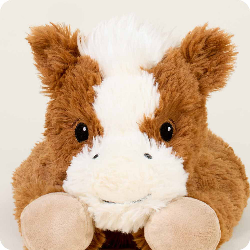 Laying Down Horse Heatable Plush