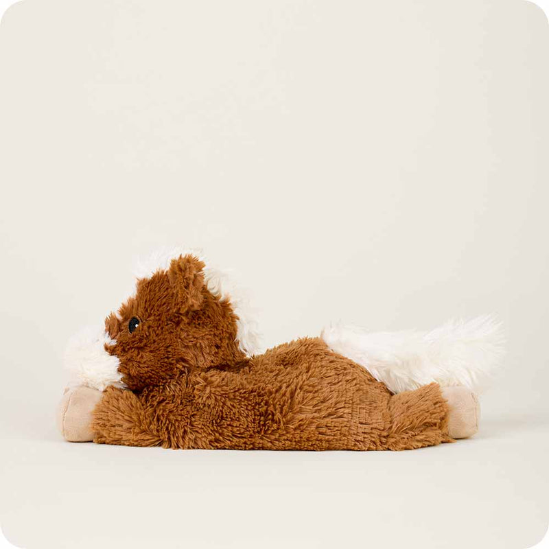 Laying Down Horse Heatable Plush