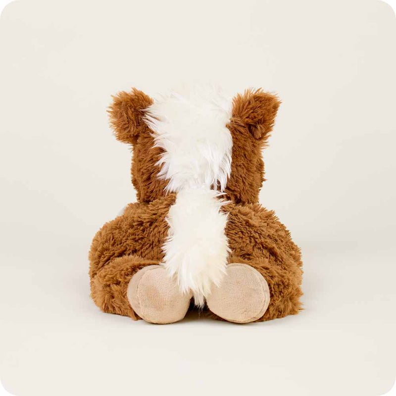 Laying Down Horse Heatable Plush