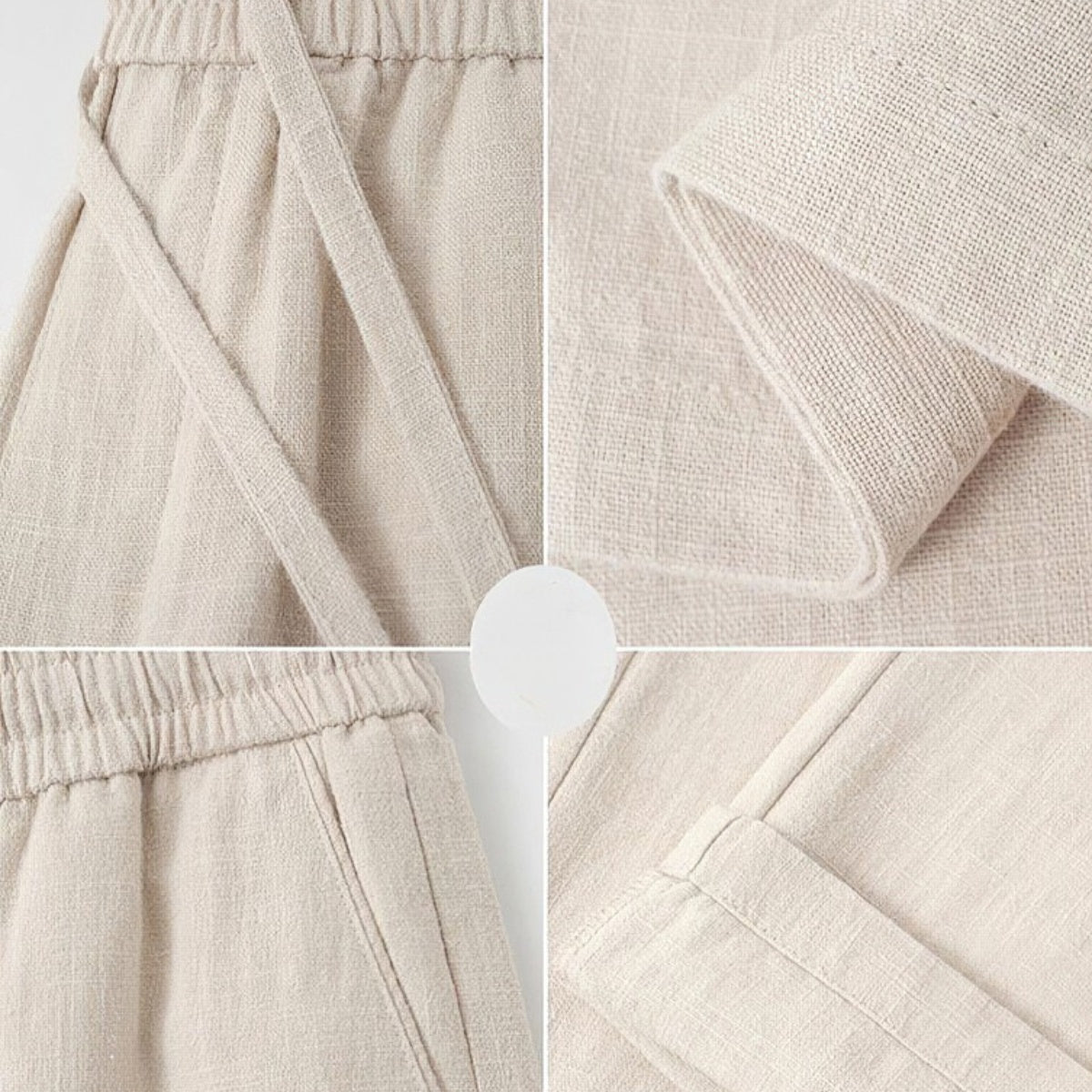 Milford Linen Trousers Relaxed Structure