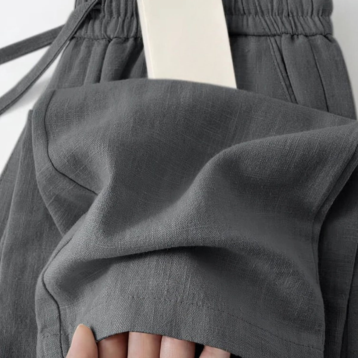 Milford Linen Trousers Relaxed Structure