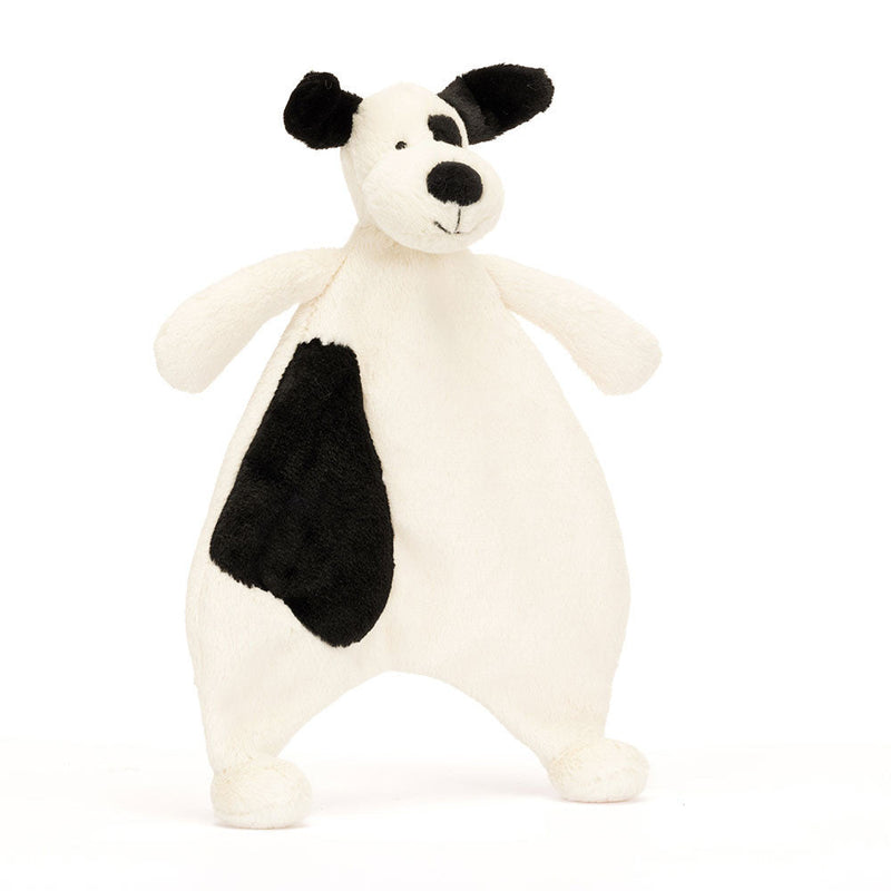 Comforter Bashful Black & Cream Puppy 27cm