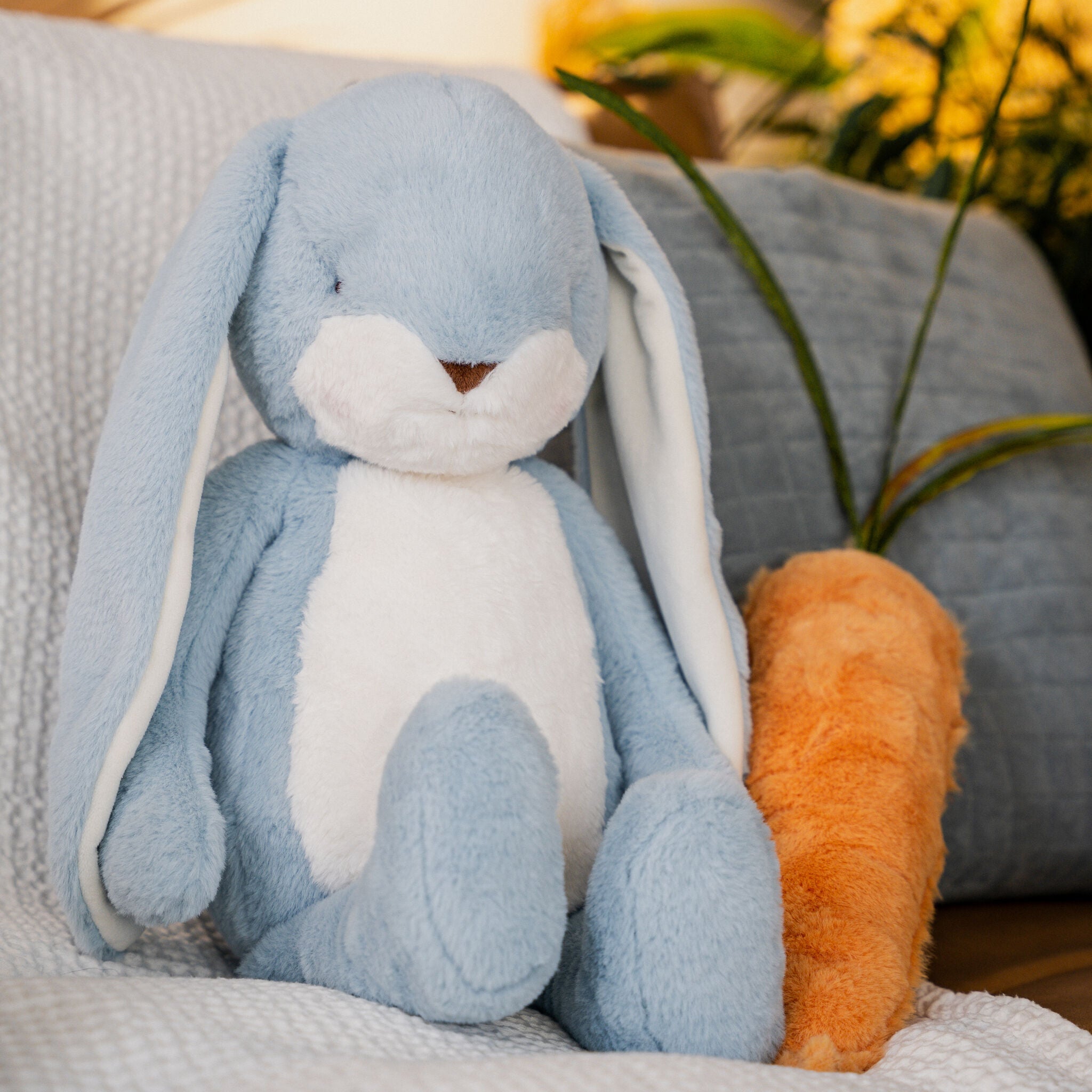 Big 20" Floppy Nibble Bunny- Maui Blue