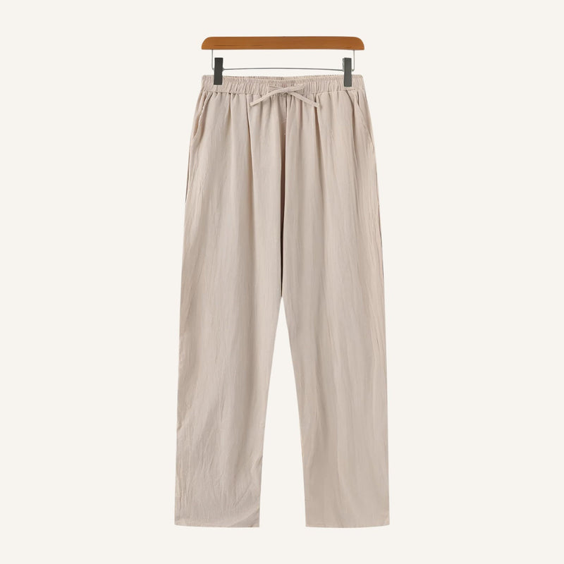 Milford Linen Trousers Relaxed Structure
