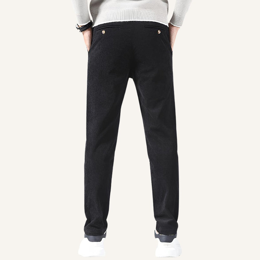 Velvet Slim Fit Trousers Versailles
