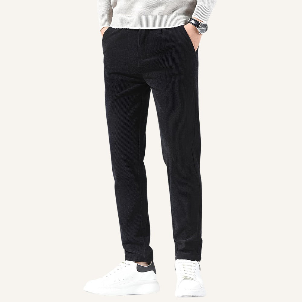 Velvet Slim Fit Trousers Versailles