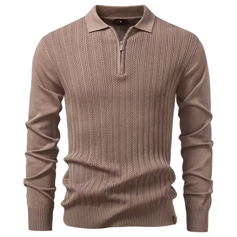 Torri Men's Quarter-Zip Cardigan – Lightweight Knit