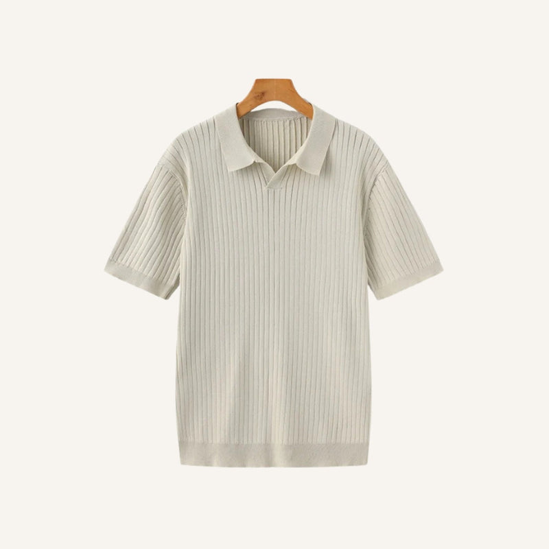 Sollome Heritage Rib-Knit Polo