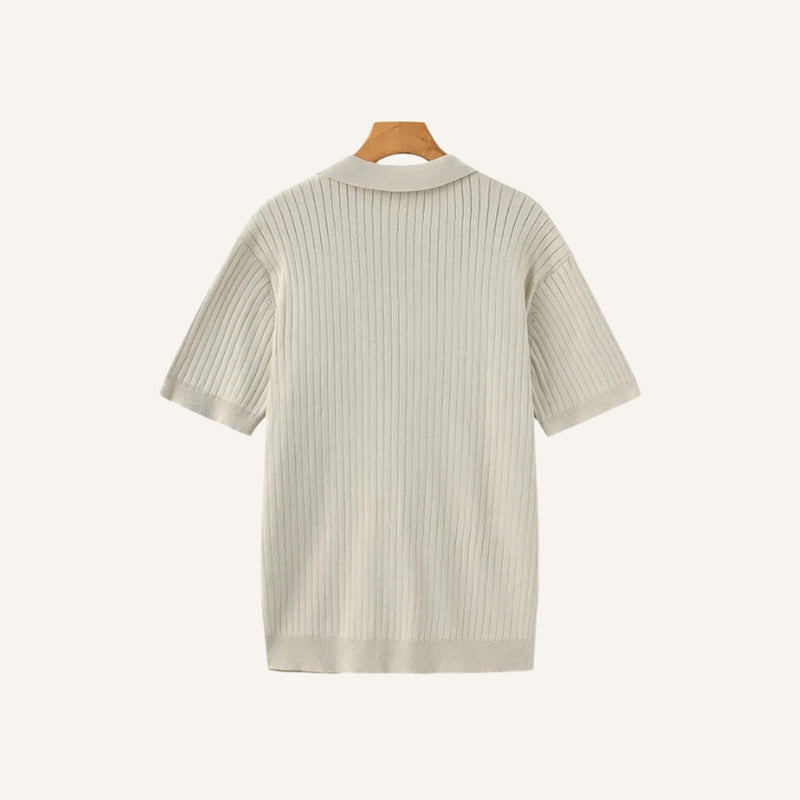 Sollome Heritage Rib-Knit Polo