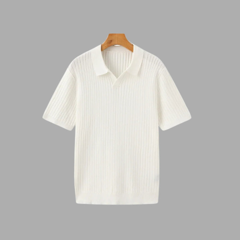 Sollome Heritage Rib-Knit Polo