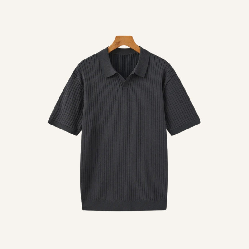 Sollome Heritage Rib-Knit Polo