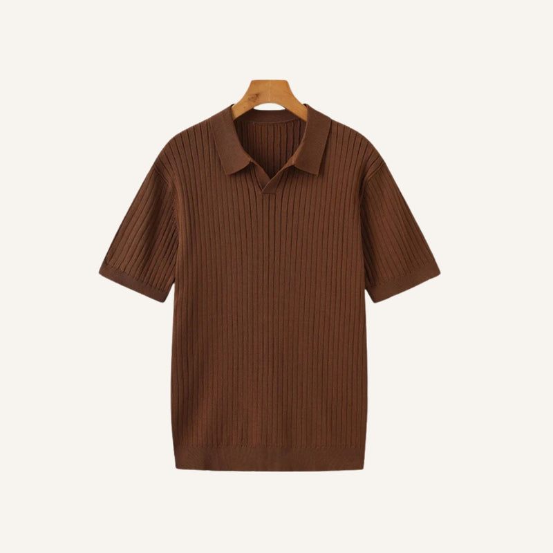 Sollome Heritage Rib-Knit Polo