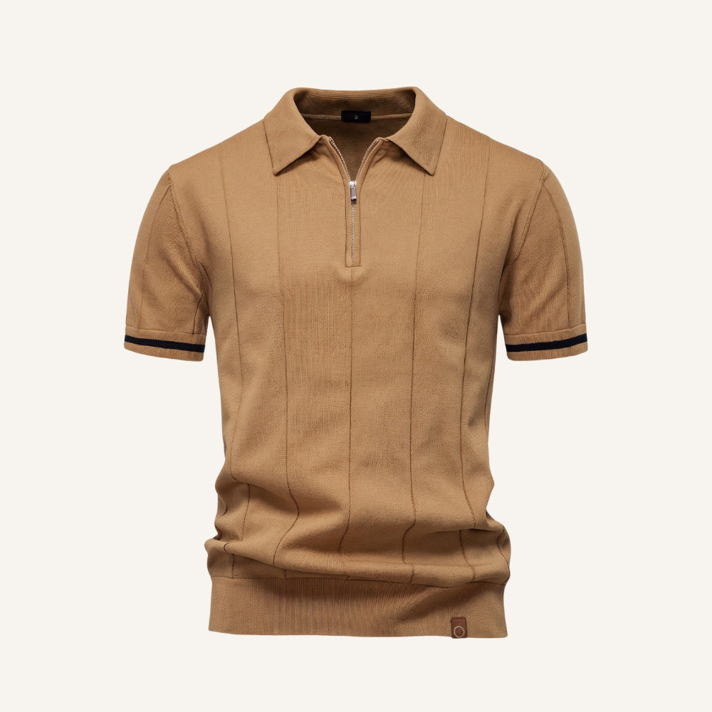 Polo Shirt Riviera Zip Knit