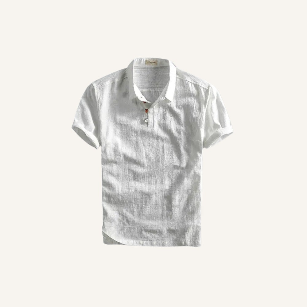 Linen Polo Shirt Salerno Heritage