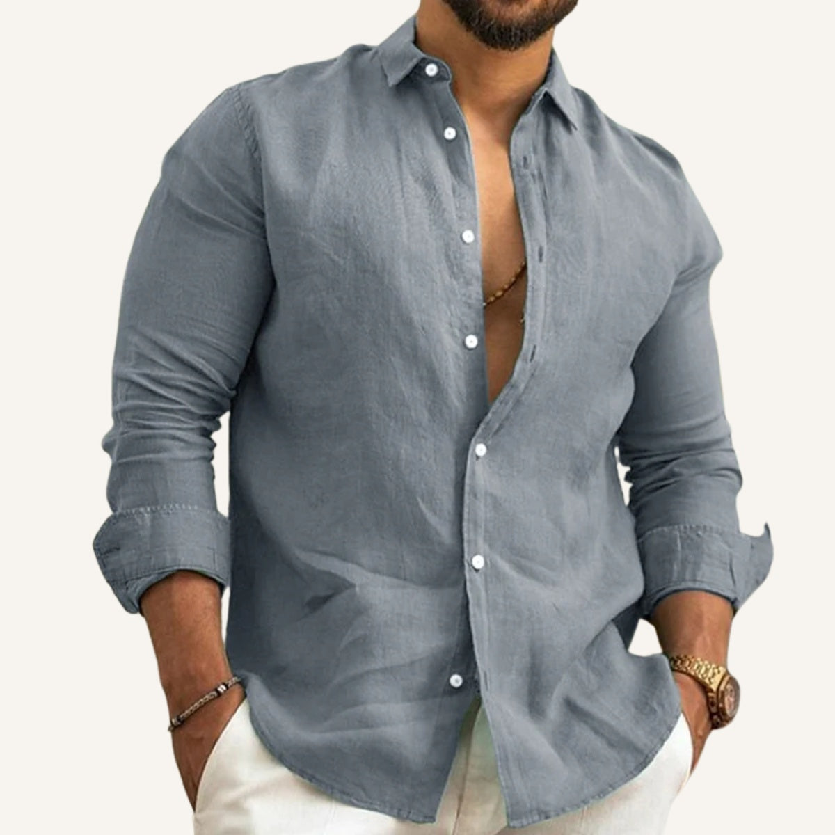 Linen Shirt Coastal Classic Fit