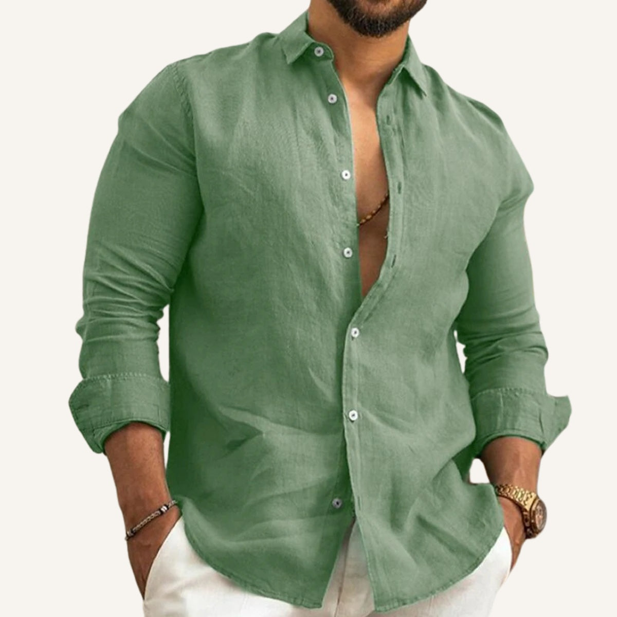 Linen Shirt Coastal Classic Fit