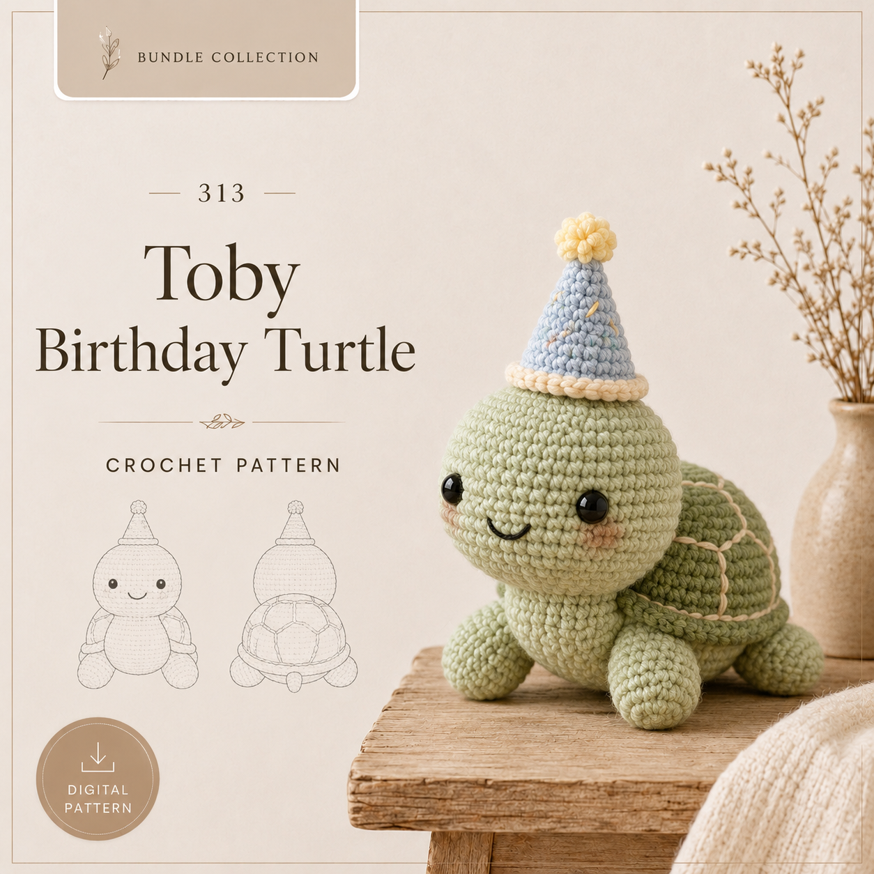 800 Crochet Patterns Bundle – Amigurumi Animals, Toys & Decorations