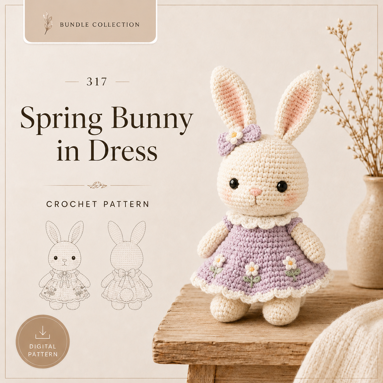 800 Crochet Patterns Bundle – Amigurumi Animals, Toys & Decorations