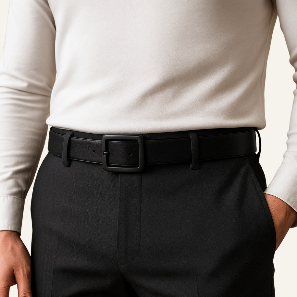 The San Valier Heritage Leather Belt