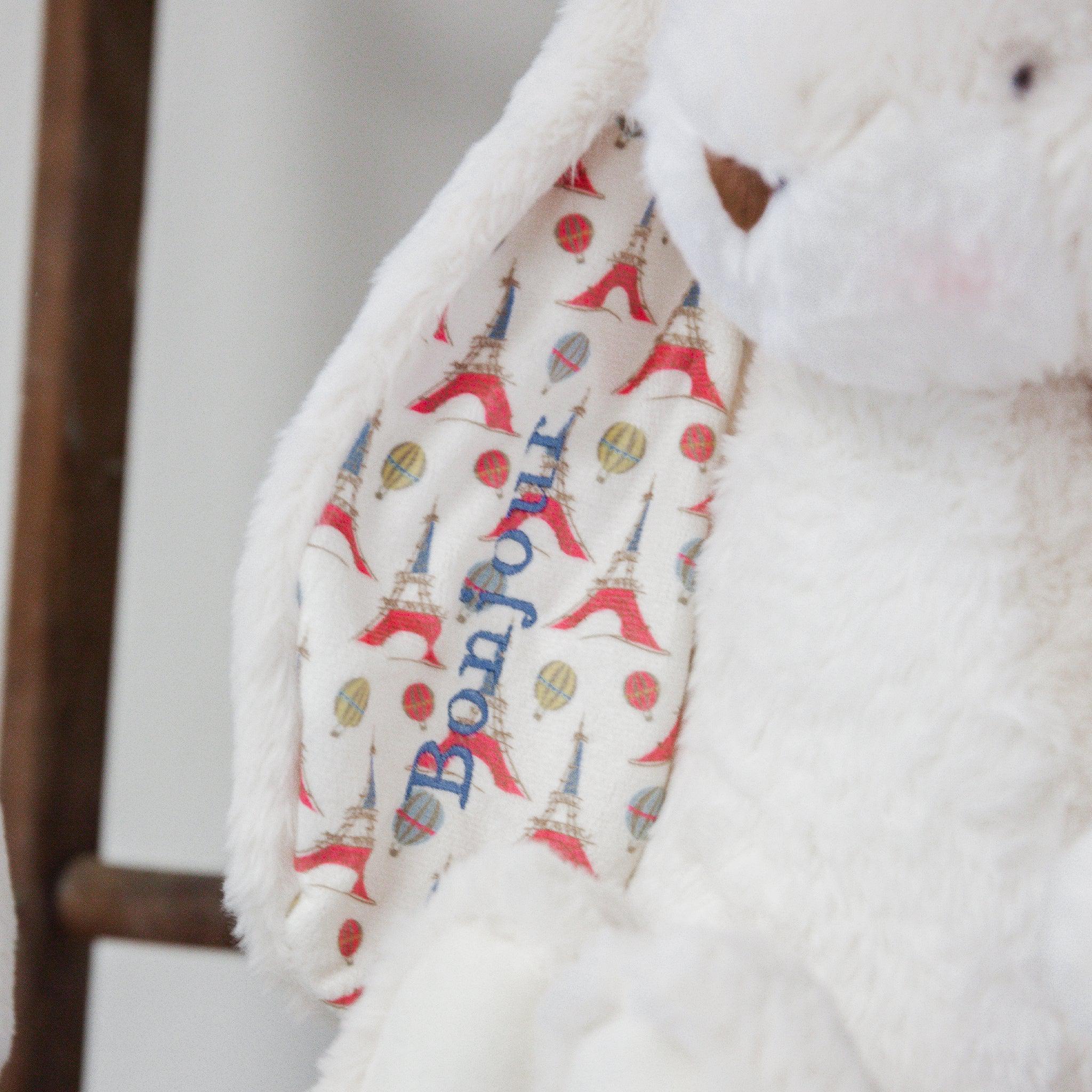City of Love - Schwarz Sweet 16" Floppy Nibble Bunny