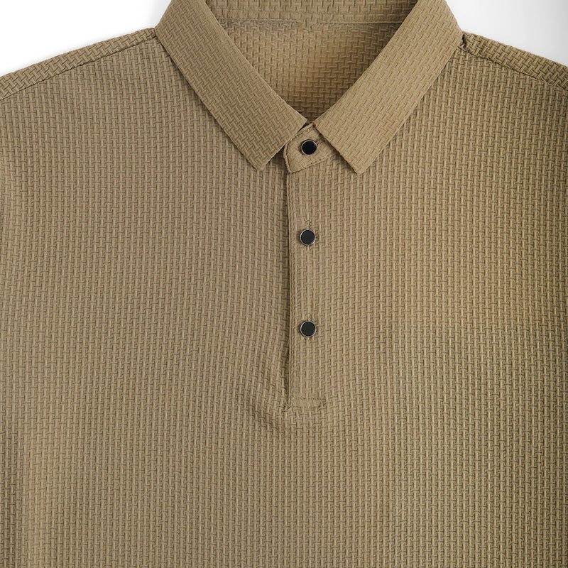 Soffice Minimale Men's Polo Shirt – Slim Fit Short Sleeve