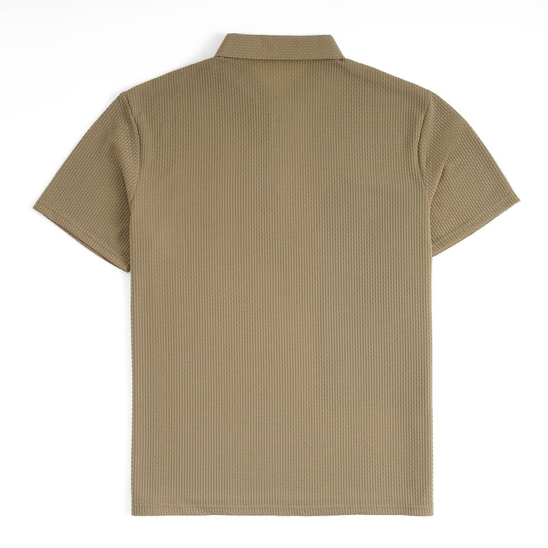 Soffice Minimale Men's Polo Shirt – Slim Fit Short Sleeve