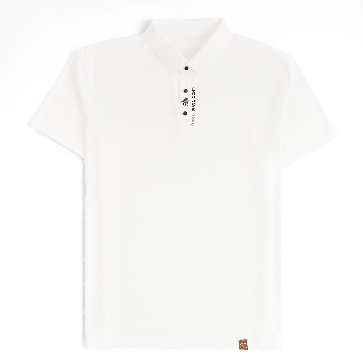 Cavaliere Men's Short Sleeve Polo Shirt – Breathable Slim Fit