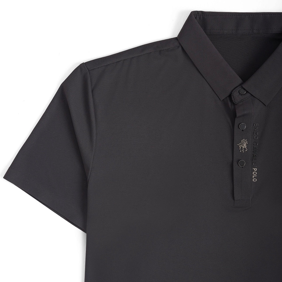 Cavaliere Men's Short Sleeve Polo Shirt – Breathable Slim Fit