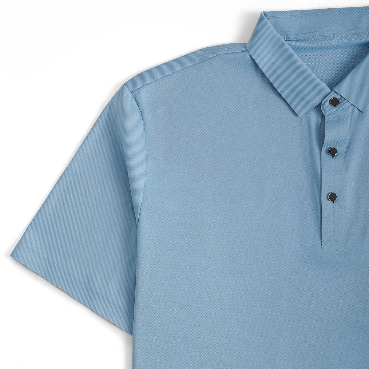 Cavaliere Minimale Men's Polo Shirt – Wrinkle-Free Muscle Fit