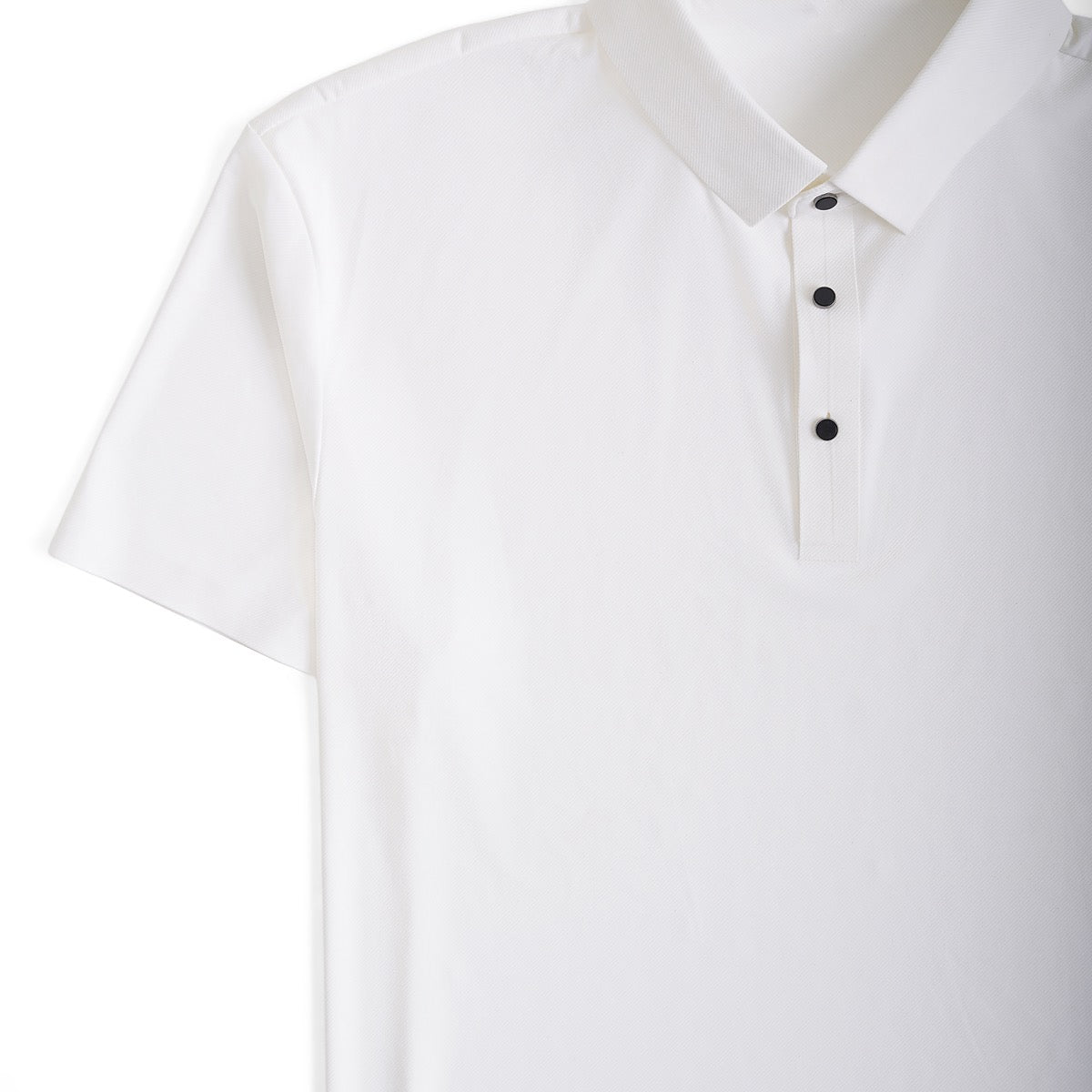 Cavaliere Minimale Men's Polo Shirt – Wrinkle-Free Muscle Fit