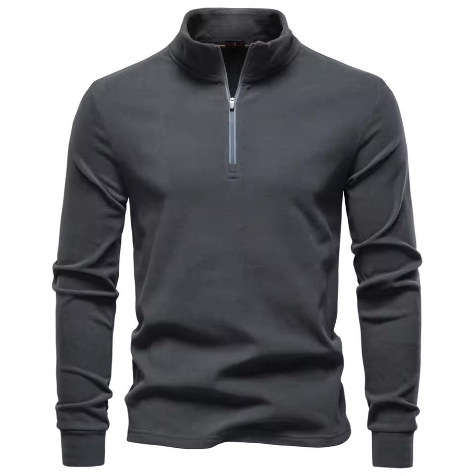 Sereno Men's Quarter-Zip Pullover – Lightweight Sweater