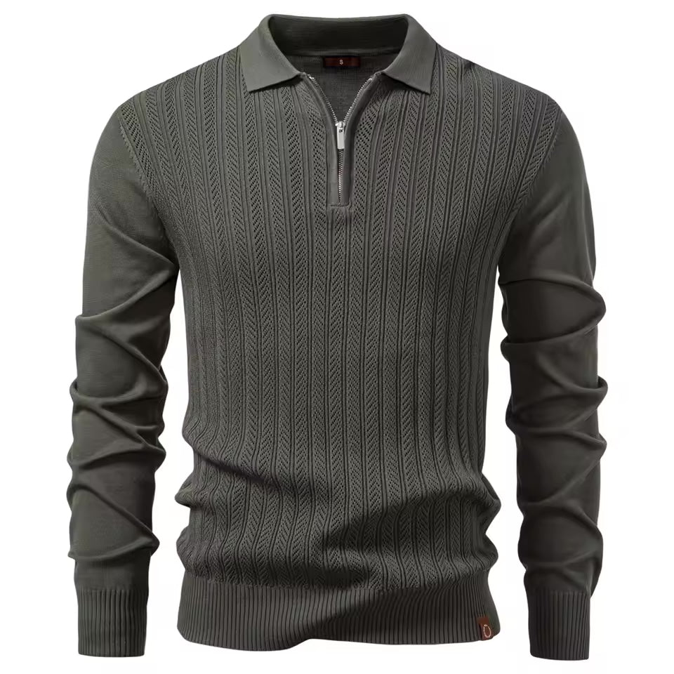 Torri Men's Quarter-Zip Cardigan – Lightweight Knit