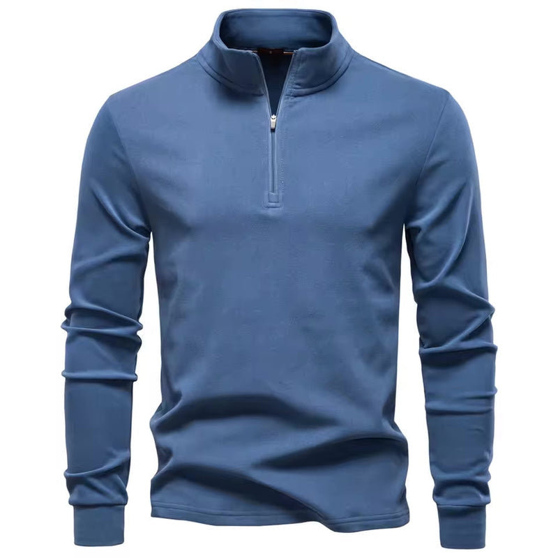 Sereno Men's Quarter-Zip Pullover – Lightweight Sweater