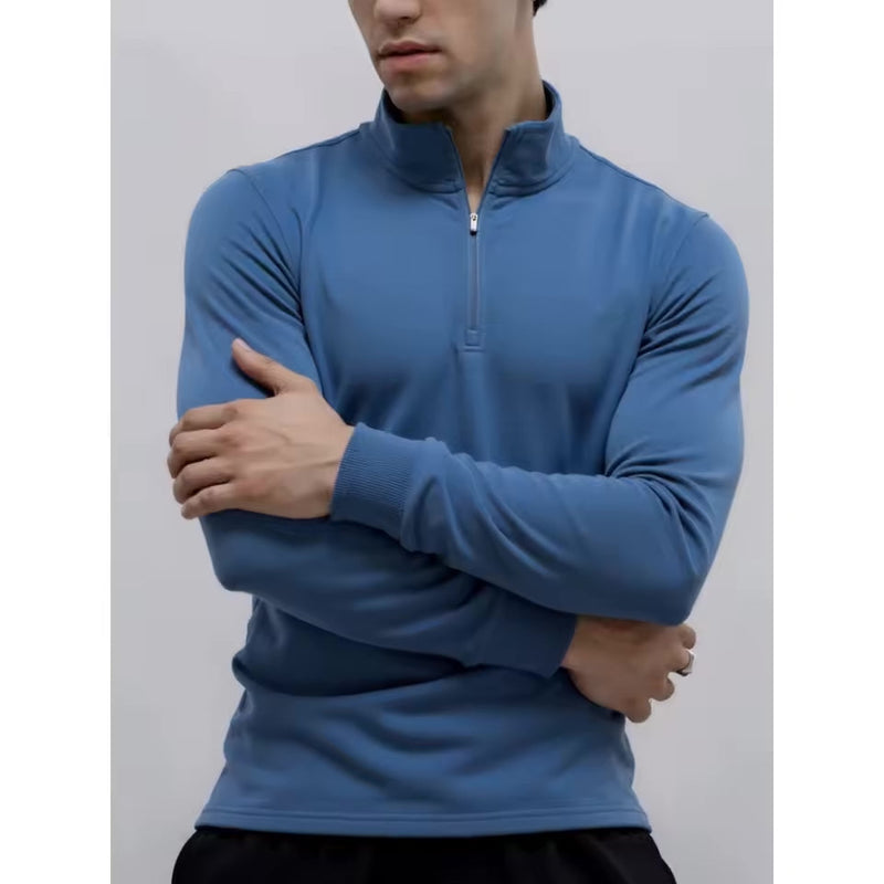 Sereno Men's Quarter-Zip Pullover – Lightweight Sweater