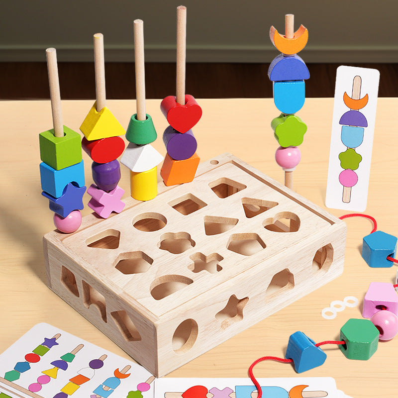 Montessori Children's Color Sensory Enlightenment – Shape Matching Perception