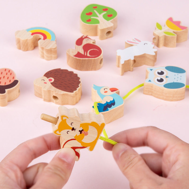 Montessori Children's Puzzle – Balanced Building Blocks