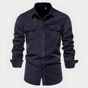 Battistilo Veloso Men's Cotton Corduroy Shirt – Casual Essential