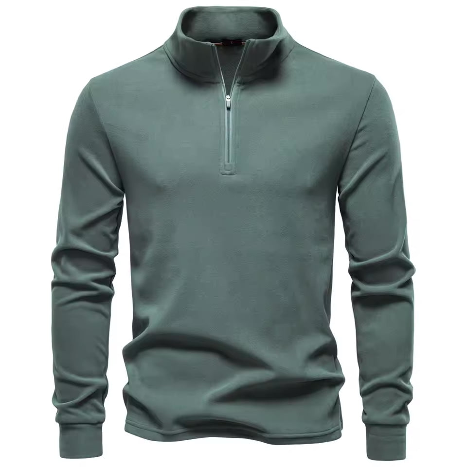 Sereno Men's Quarter-Zip Pullover – Lightweight Sweater