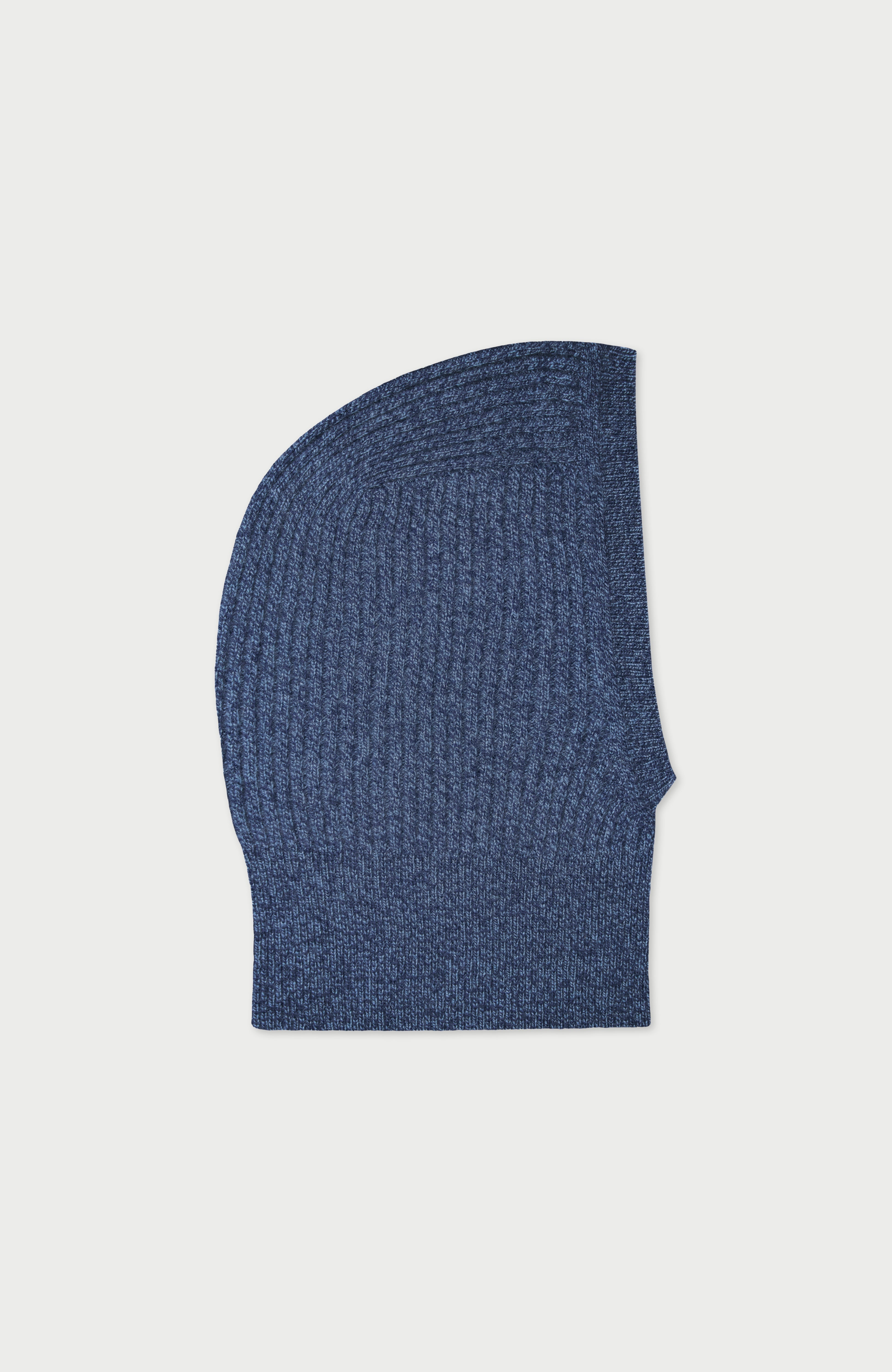 Merino Cashmere Ribbed Open Face Balaclava